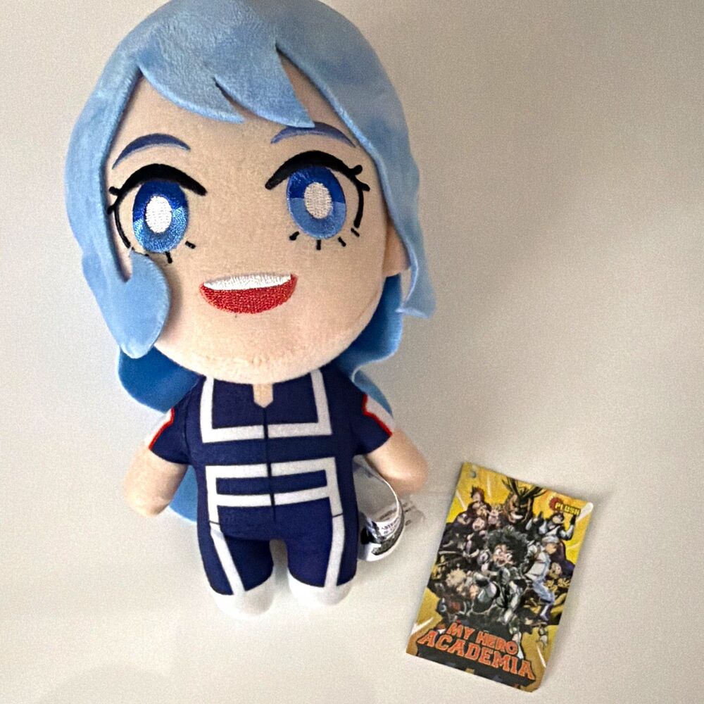 Funimation My Hero Academia Plush Stuffed Animal w/ Tag, Blue Hair Character